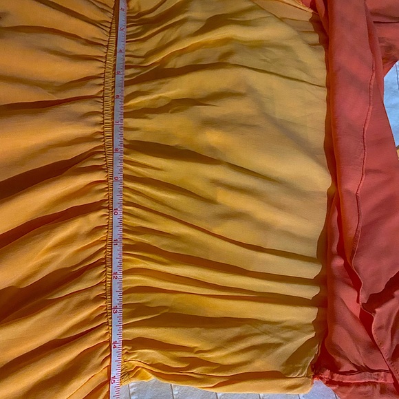 BCBGeneration Short Summer Dress Coral & Orange NWT Medium - Picture 9 of 11